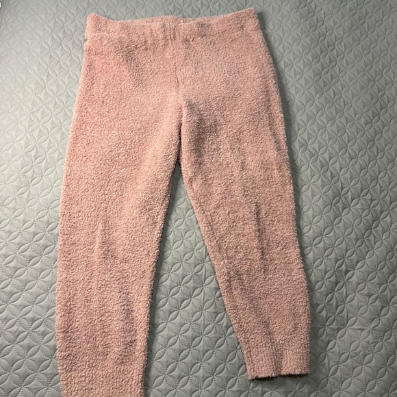 2X Cozy Pink two piece set- cami top & sweat pants- White Birch - Picture 6 of 8